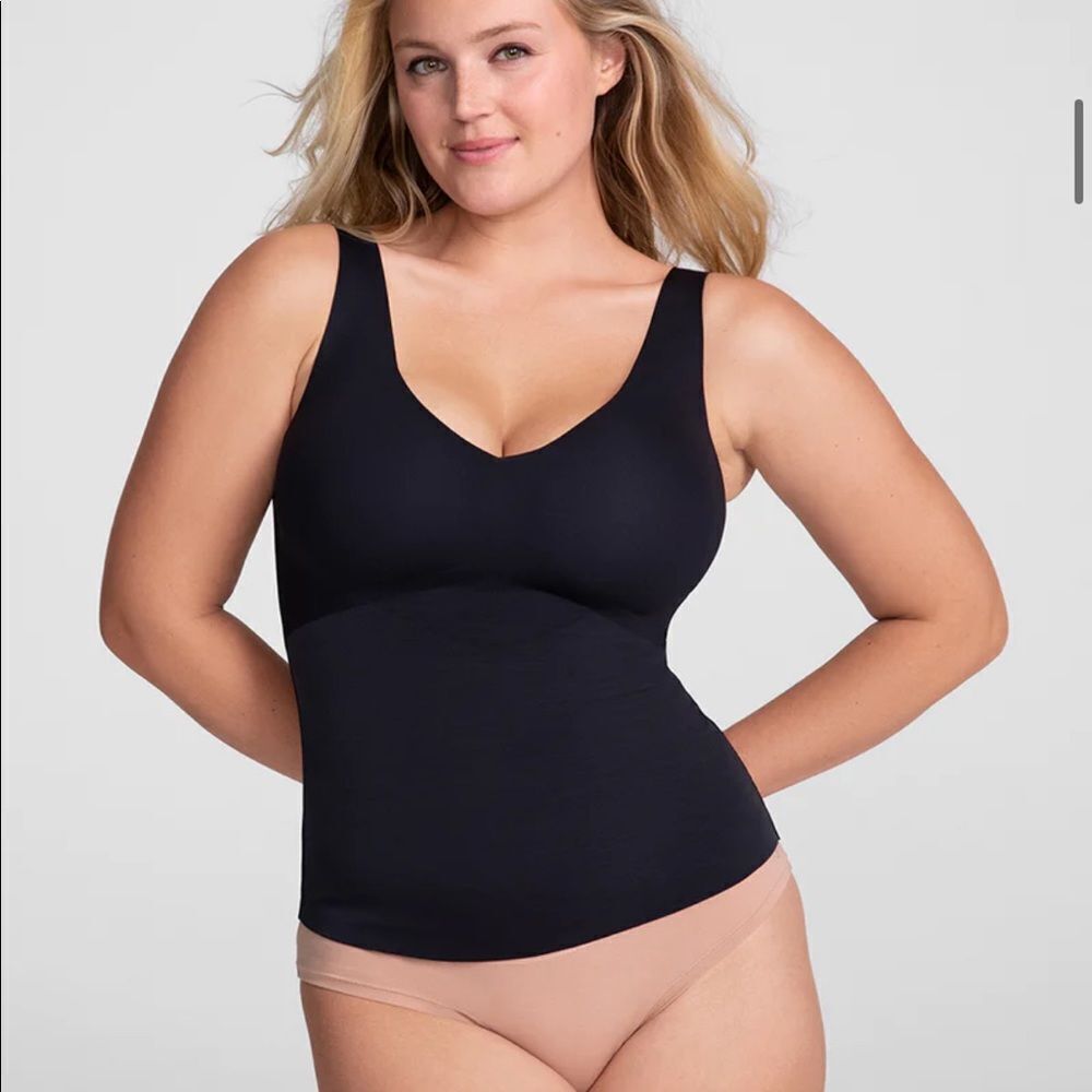 Honey love liftwear tank 2X & 3X (Vamp) Black NWT in packaging
